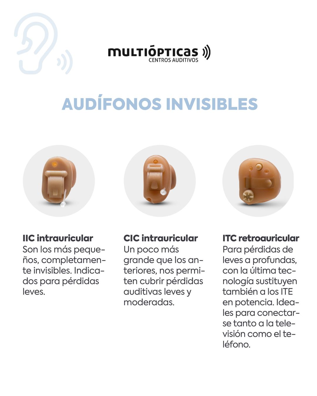 Audífonos invisibles, cada vez más frecuentes - Biacustic