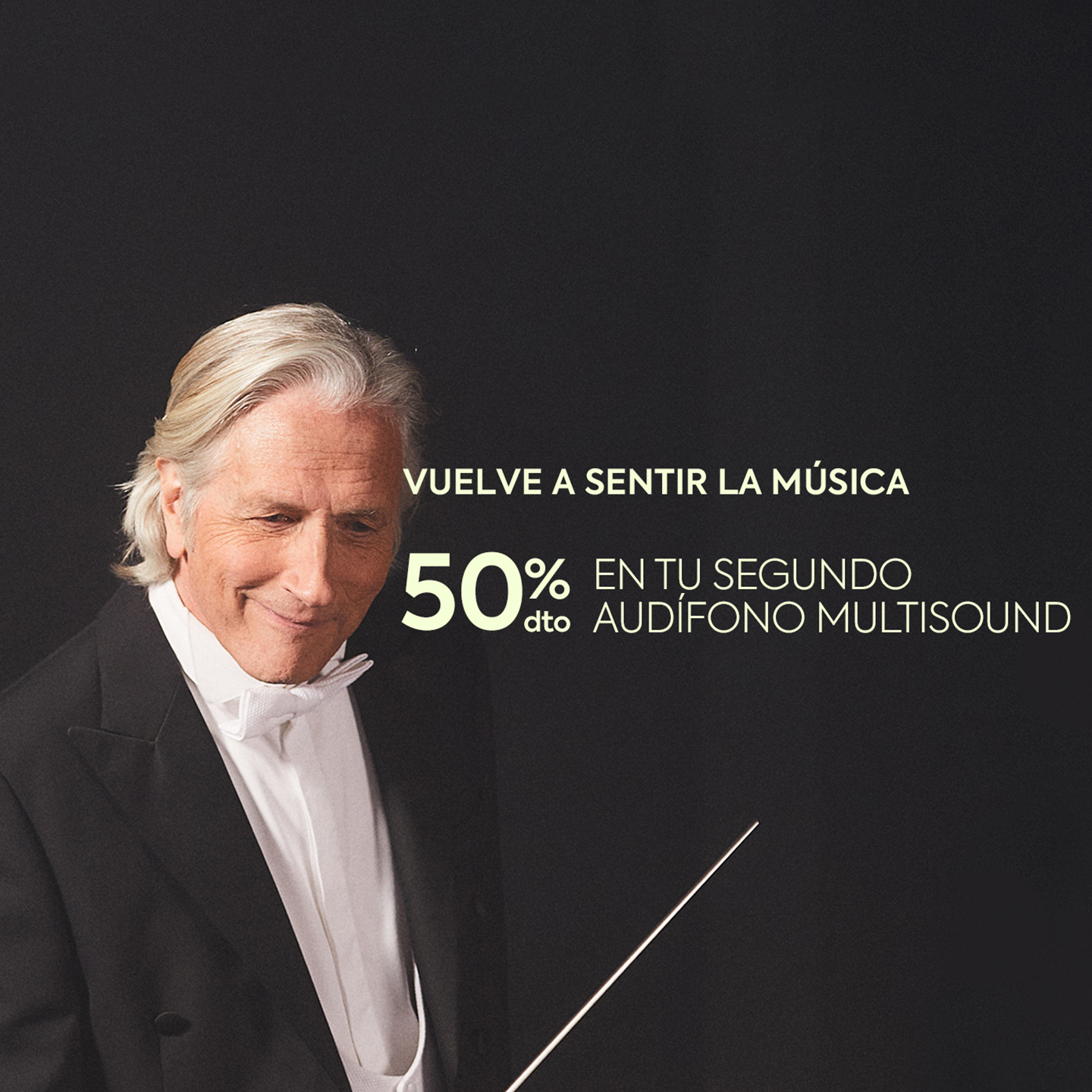Multisound: Llévate tu segundo audífono con un 50% de descuento