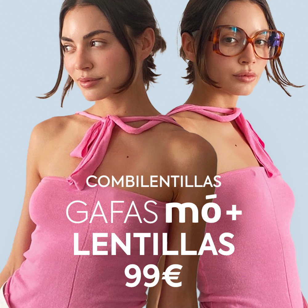 Combilentillas: gafas mó + lentillas por 99€