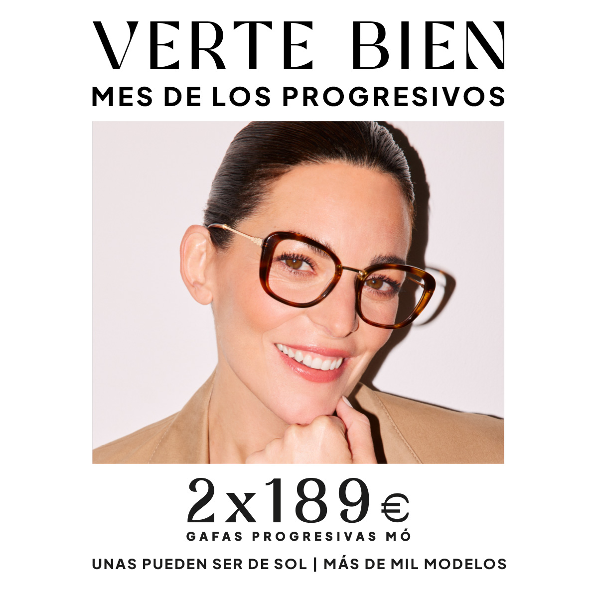 Verte Bien: nuestra nueva campaña de gafas progresivas que celebra el orgullo de cumplir años